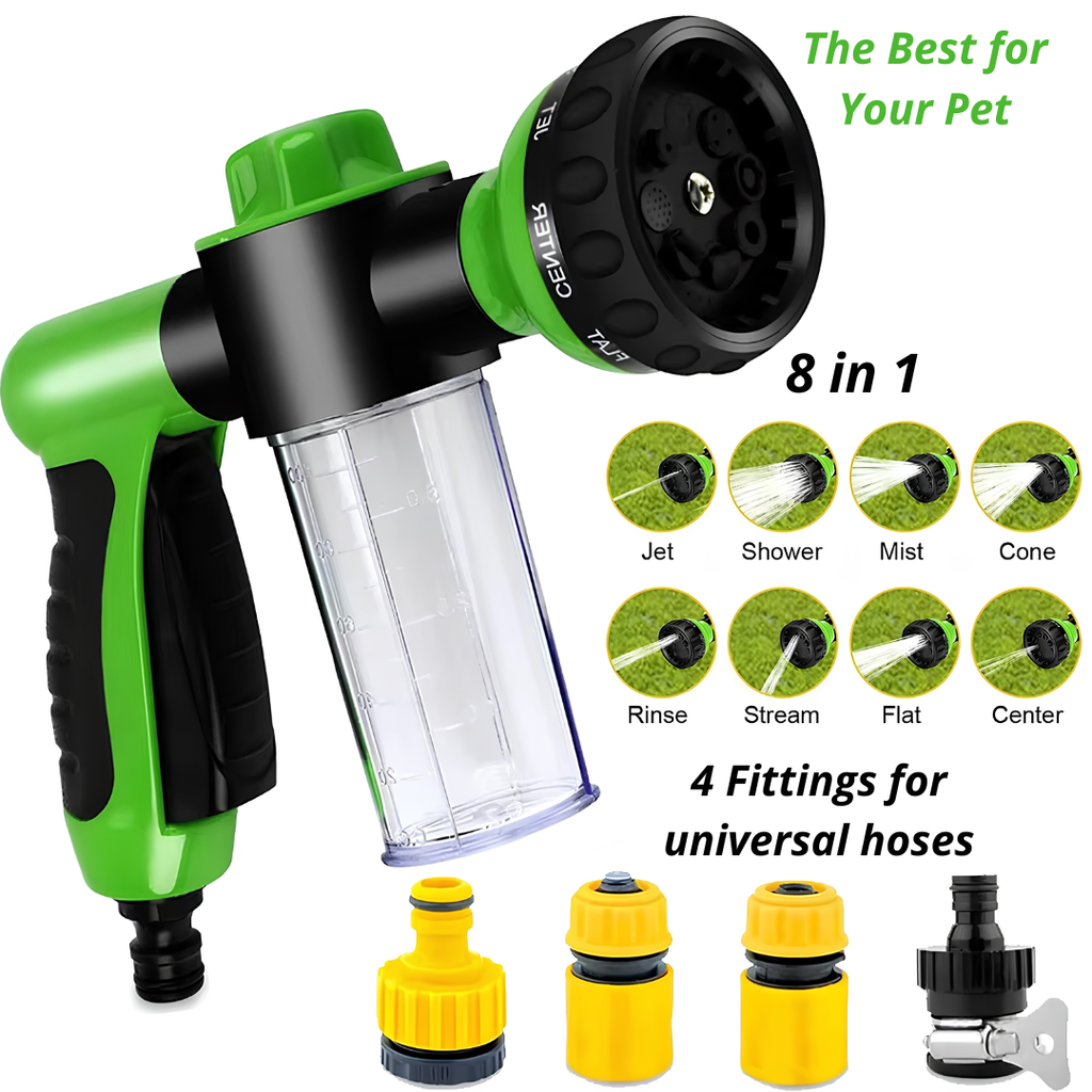 8-in-1 Multifunction Pet Shower Sprayer