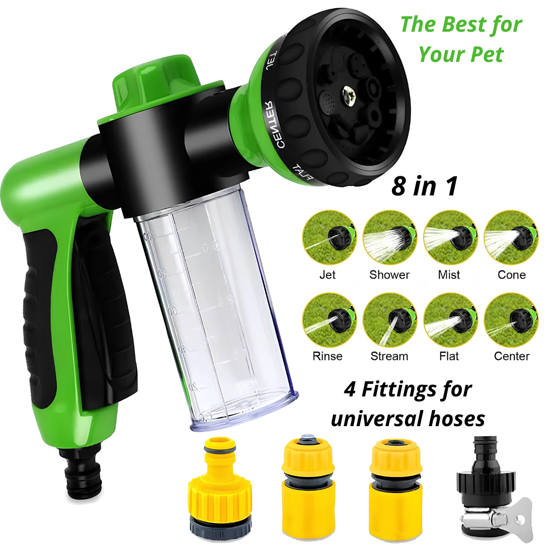 8-in-1 Multifunction Pet Shower Sprayer